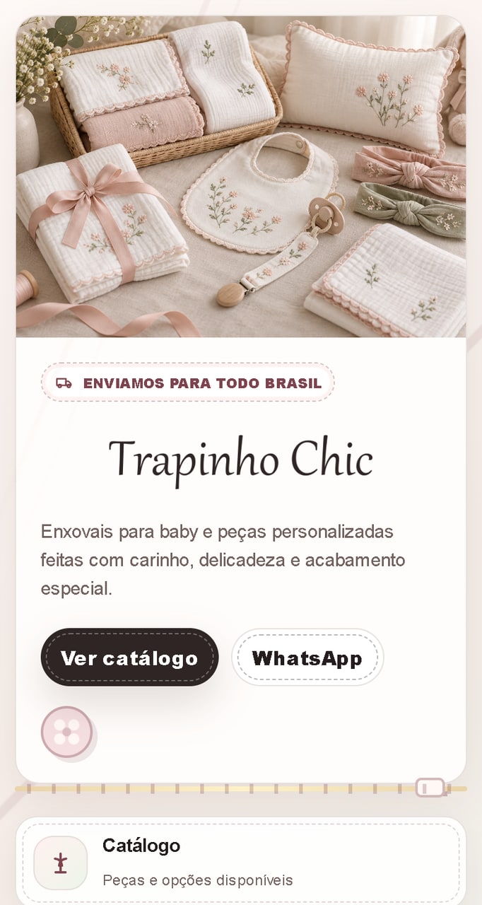 Print da página Trapinho Chic